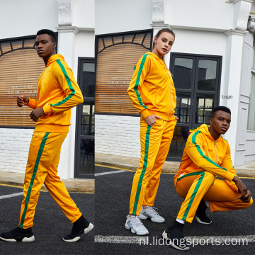 Groothandel heren twee stukken sportkleding jogger tracksuit